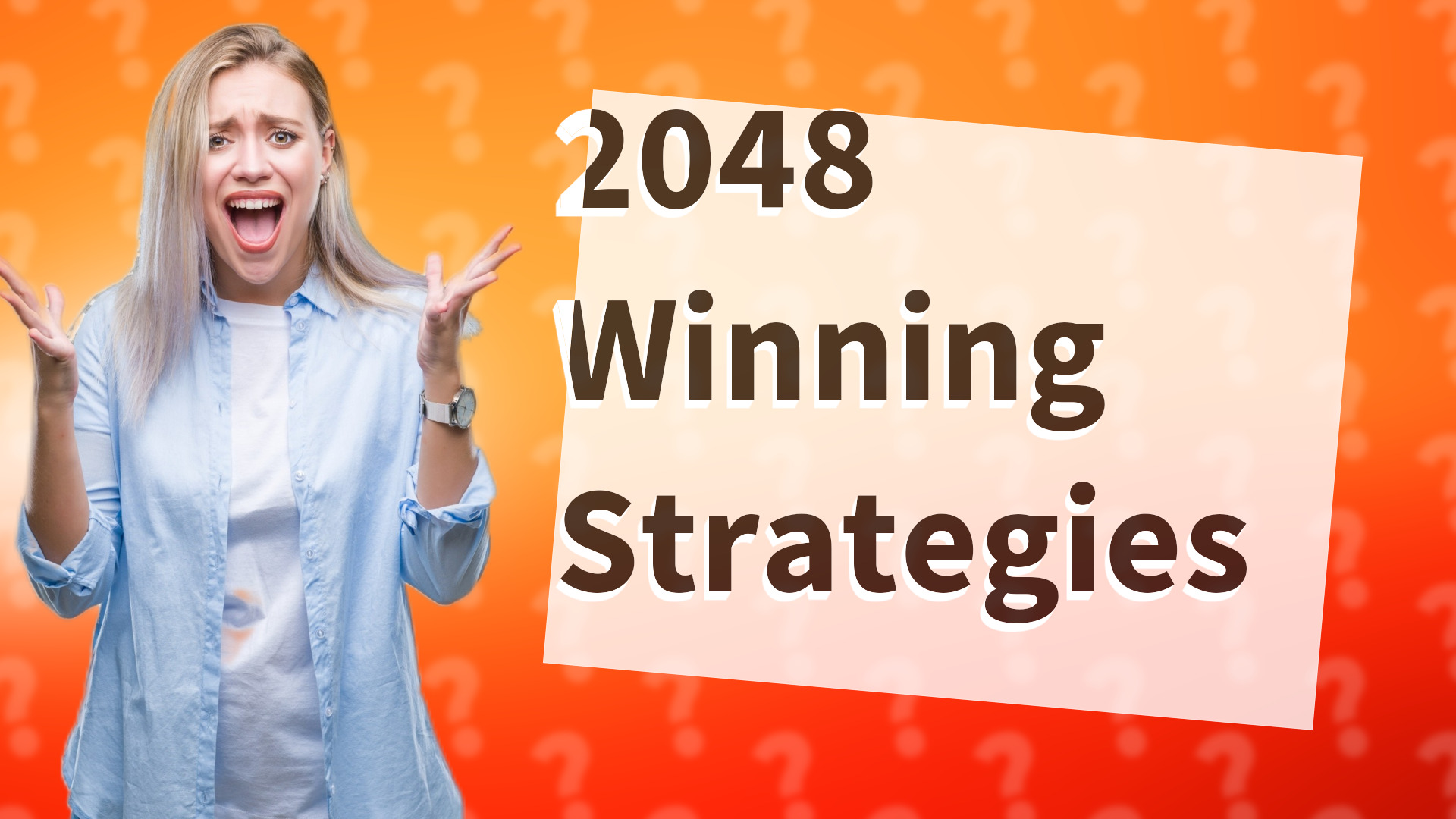 2048 Winning Strategies