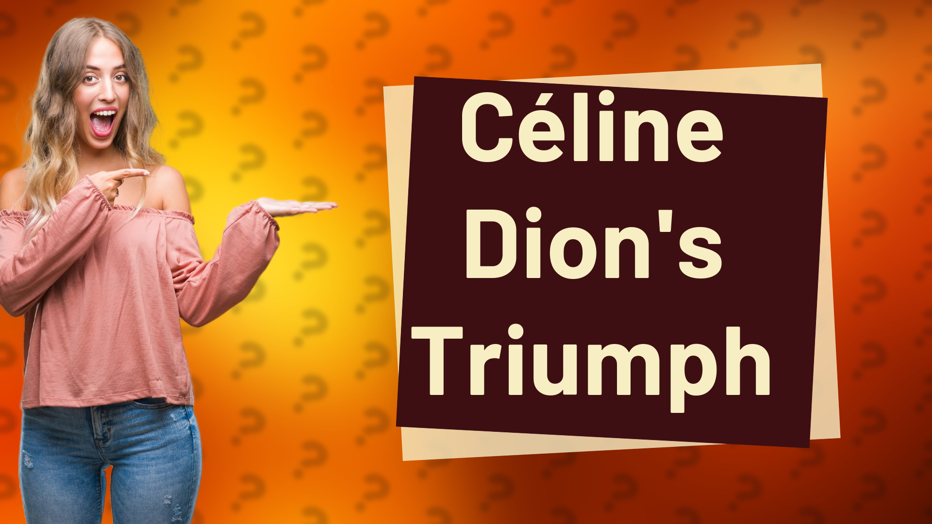 Céline Dion's Triumph