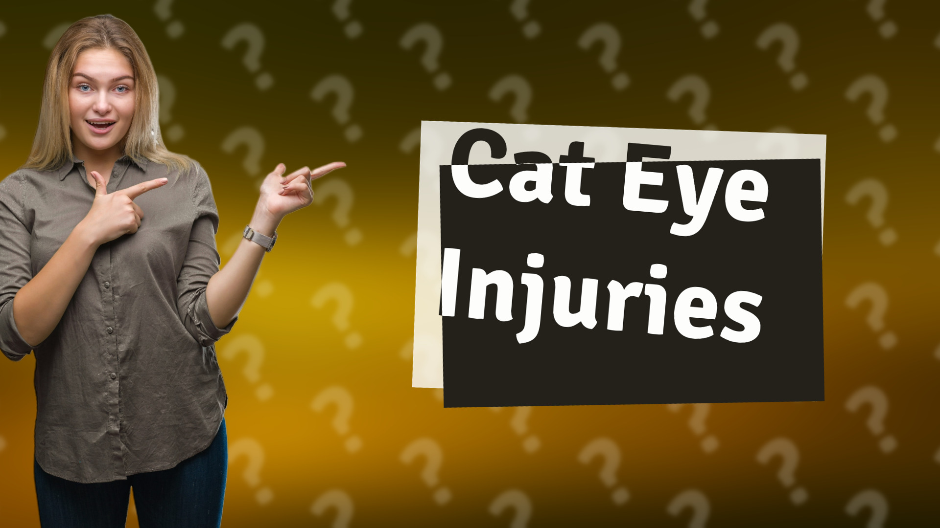 Cat Eye Injuries