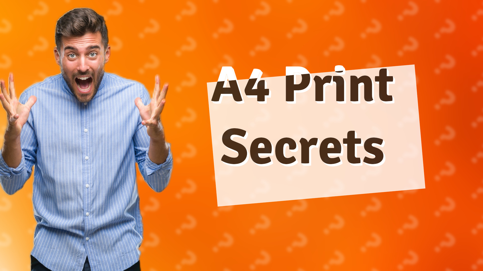 A4 Print Secrets