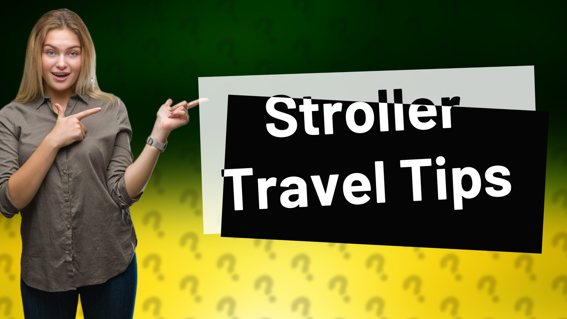 Stroller Travel Tips