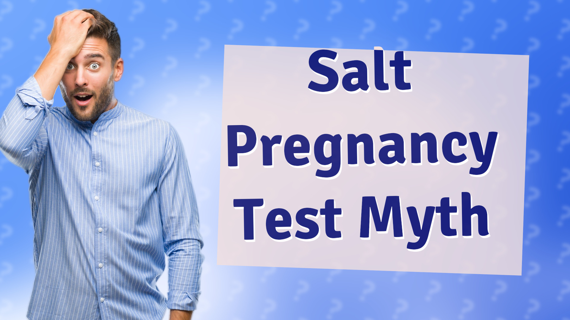 Salt Pregnancy Test Myth