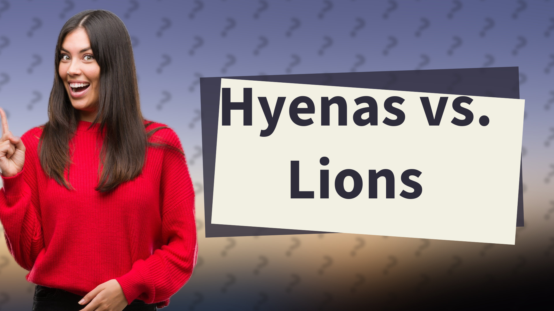 Hyenas vs. Lions