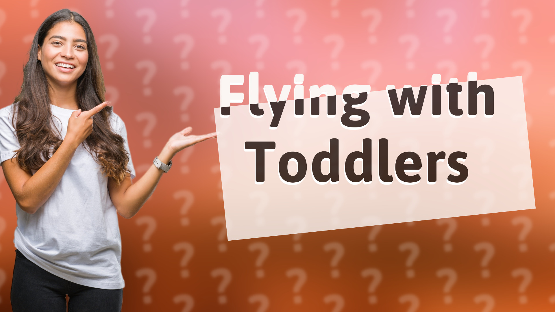 Flying with Toddlers