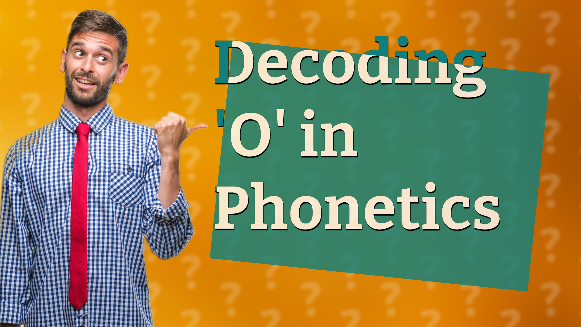 Decoding 'O' in Phonetics
