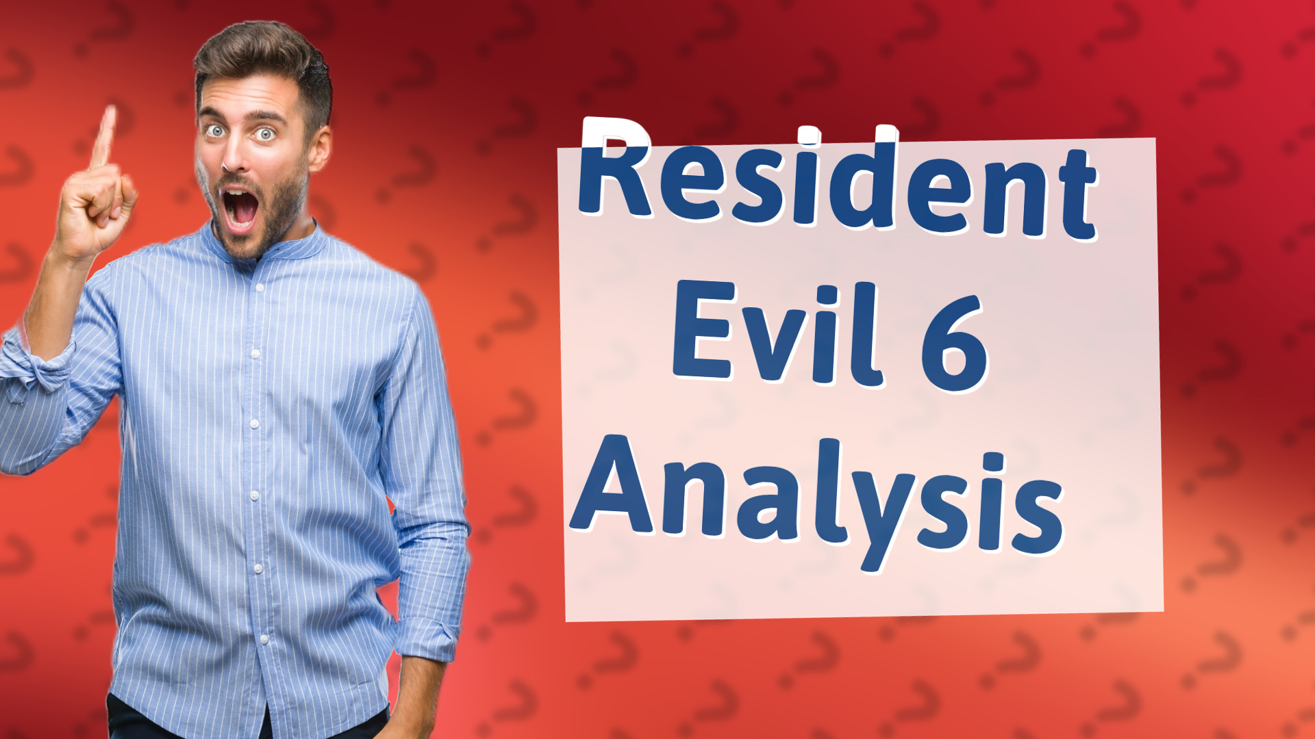 Resident Evil 6 Analysis