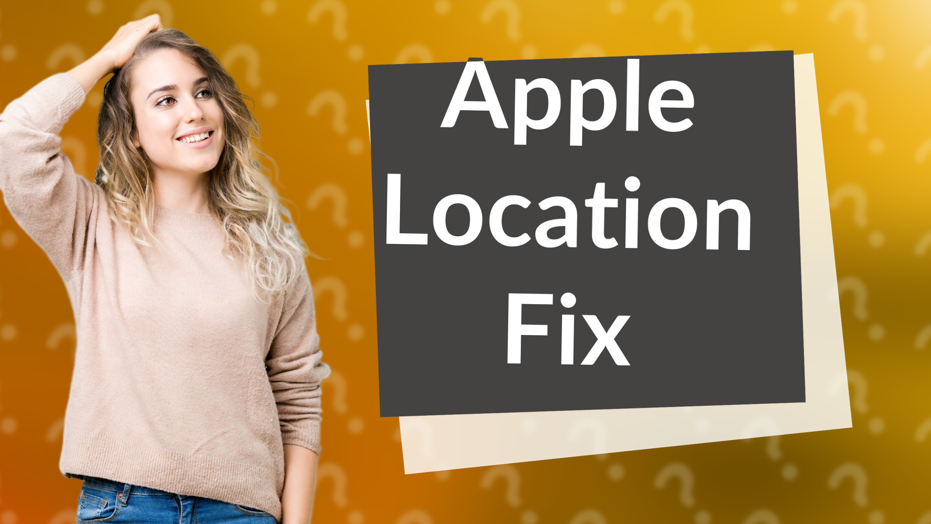Apple Location Fix
