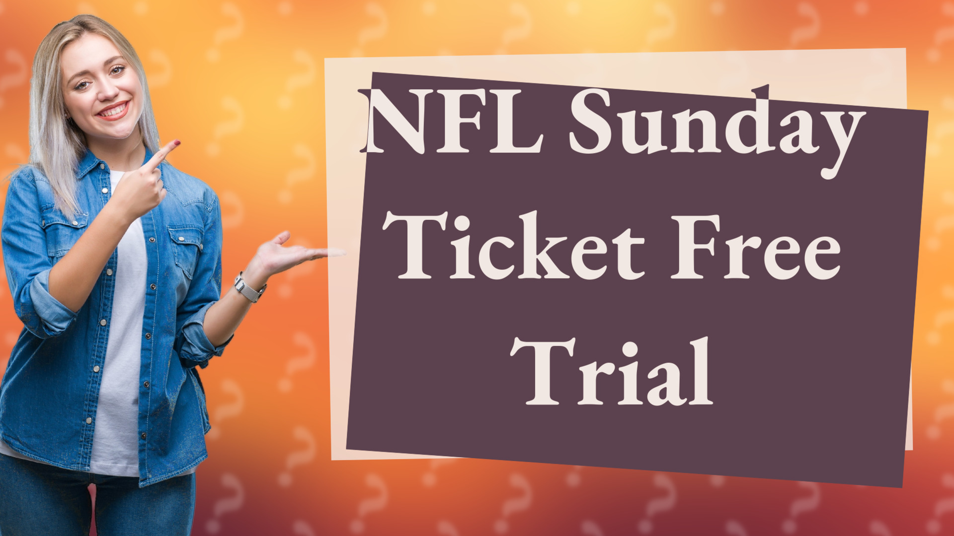 NFL Sunday Ticket Free Trial