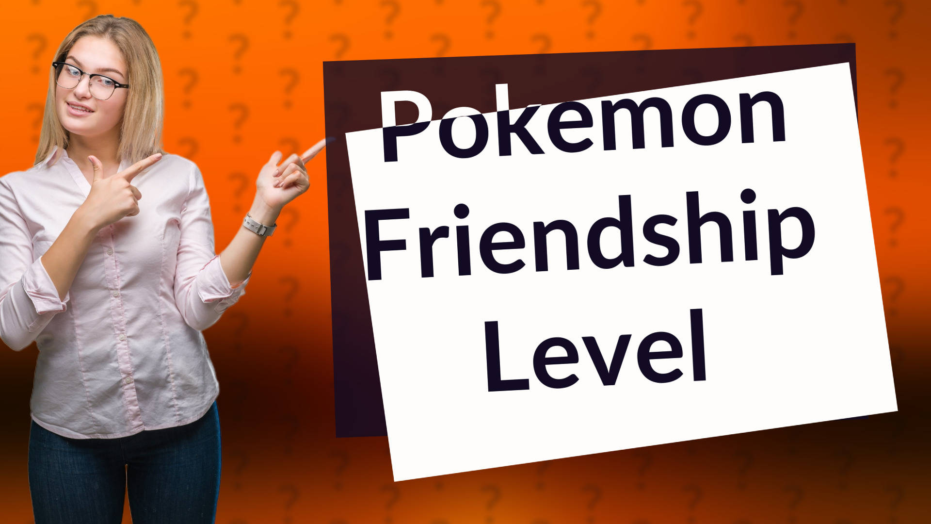 Pokemon Friendship Level