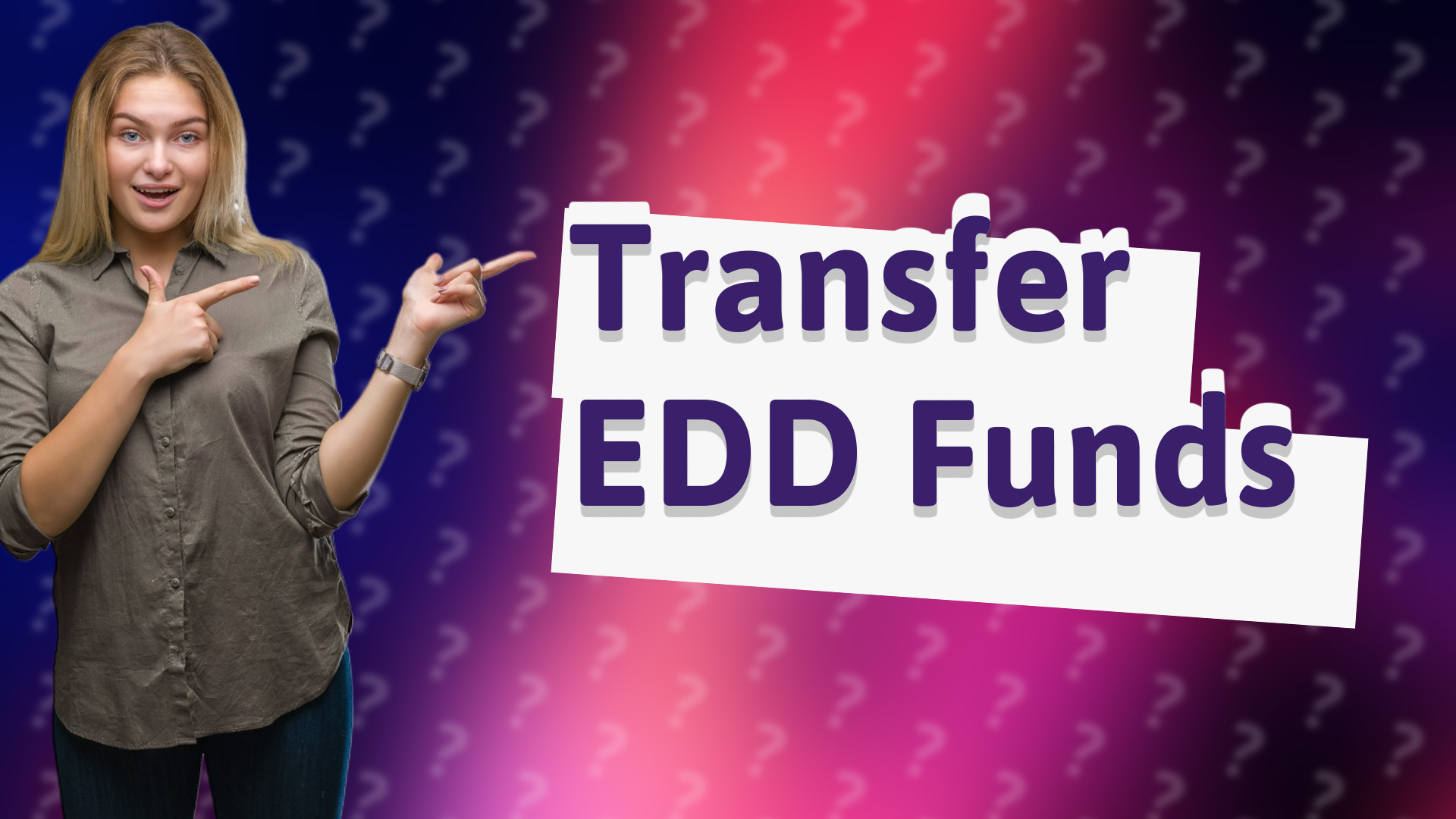 Transfer EDD Funds