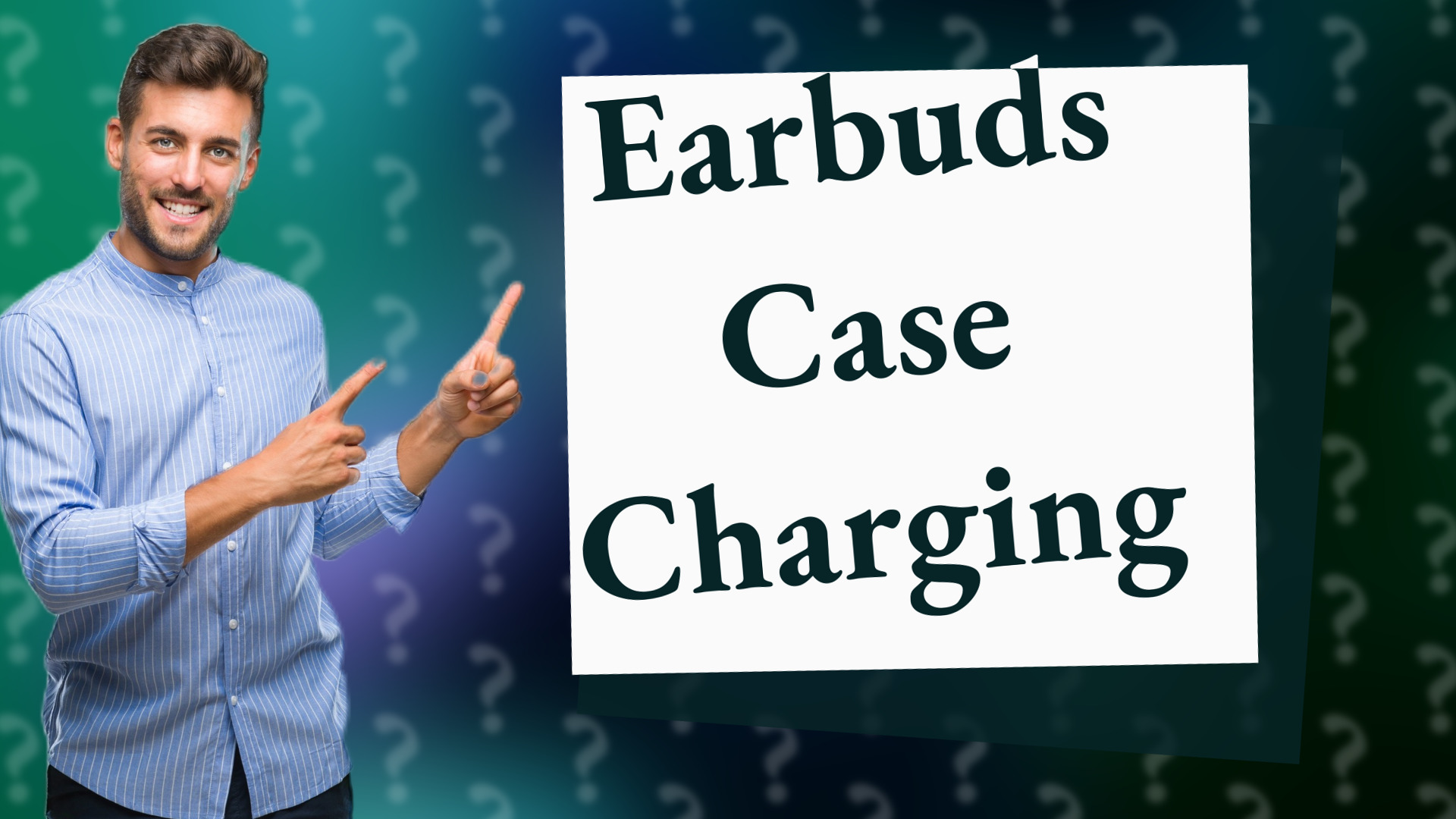 Earbuds Case Charging