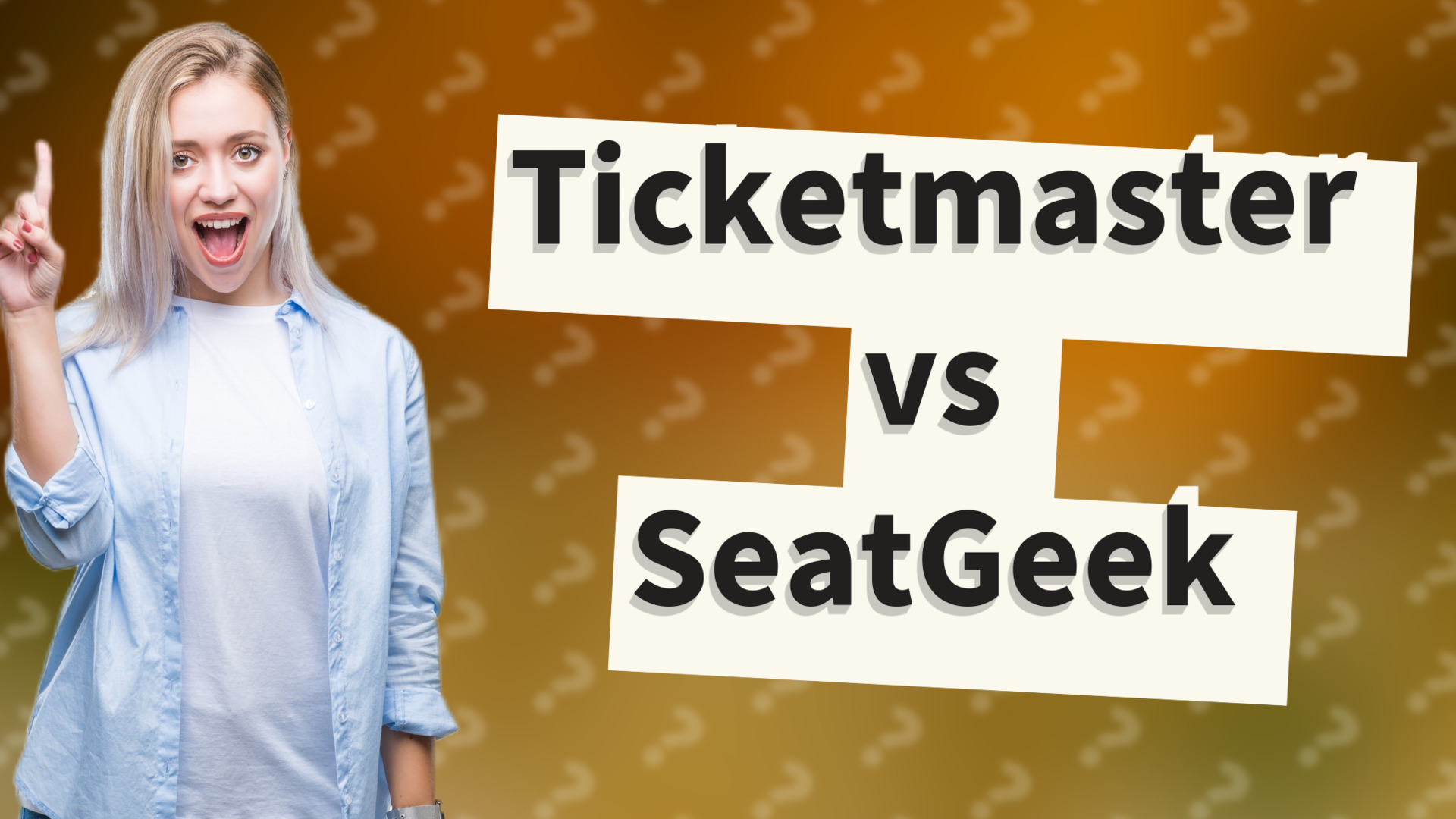 Ticketmaster vs SeatGeek