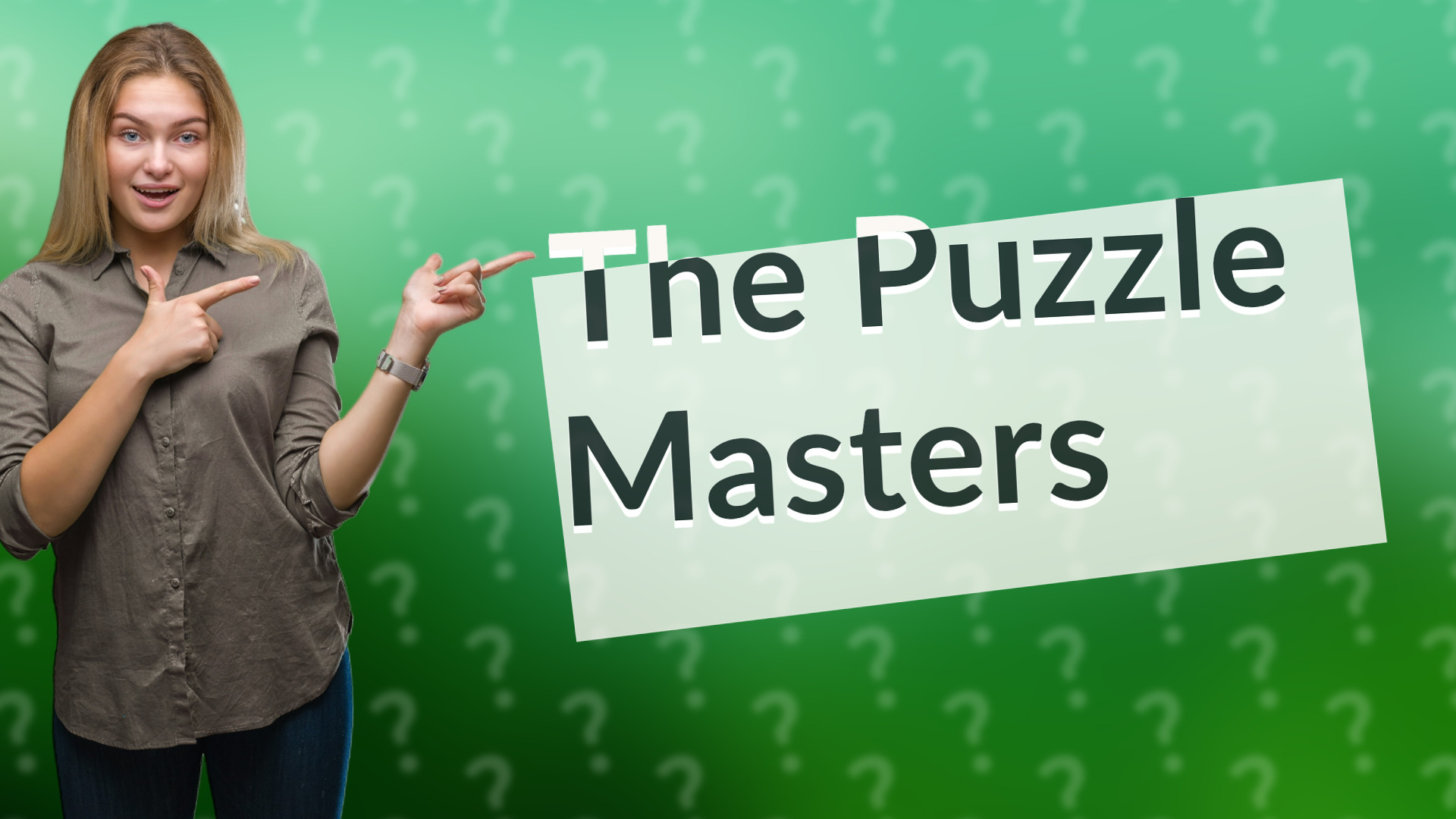 The Puzzle Masters