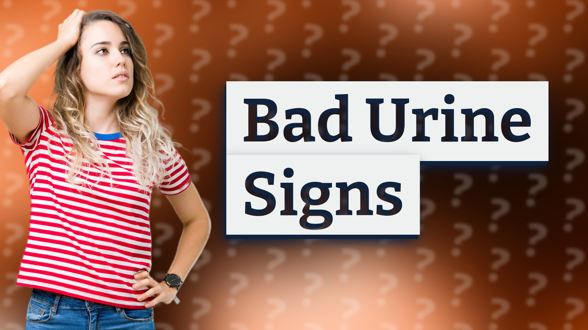Bad Urine Signs