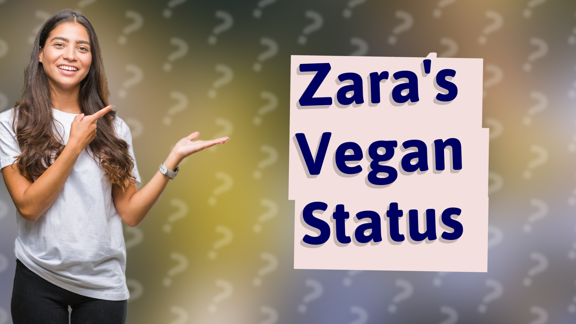 Zara's Vegan Status