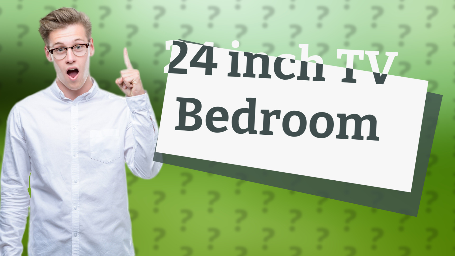 24 inch TV Bedroom