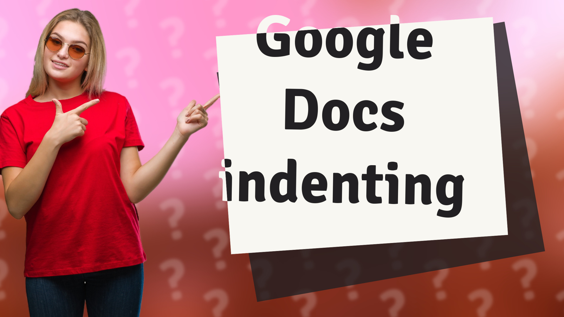 Google Docs indenting