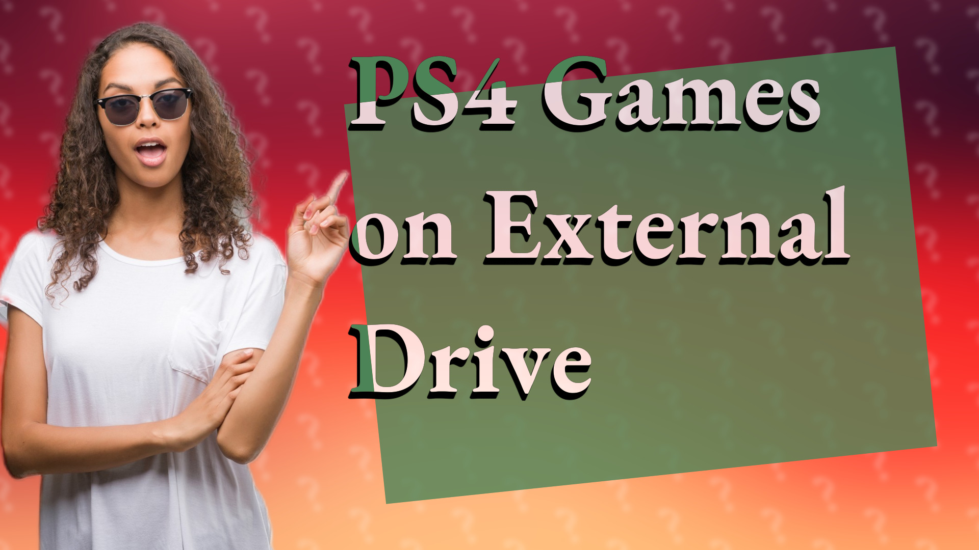 PS4 Games on External Drive