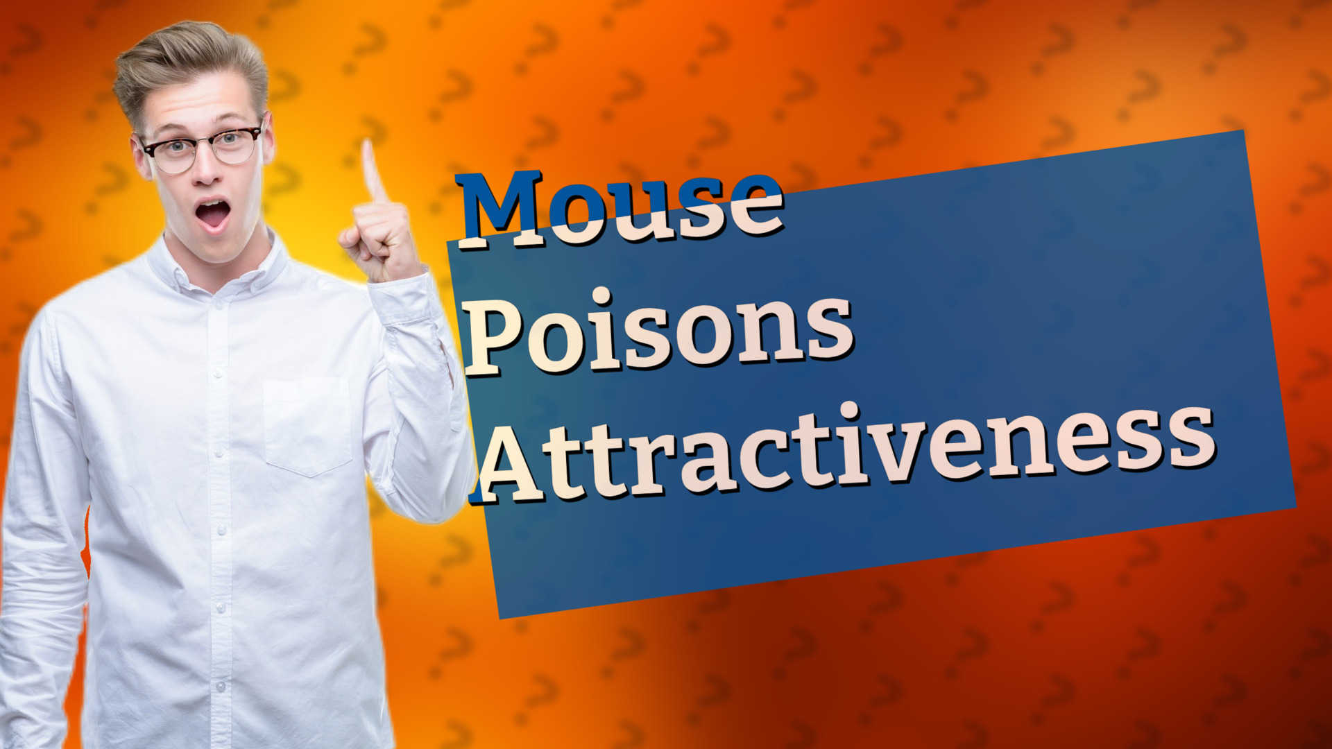Mouse Poisons Attractiveness