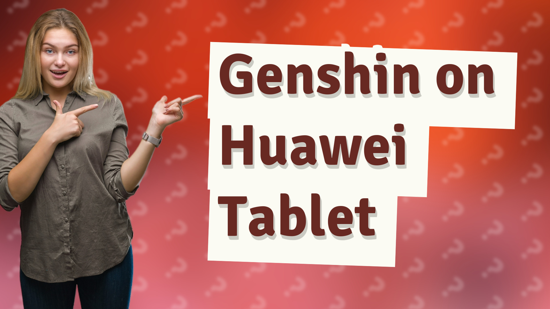 Genshin on Huawei Tablet