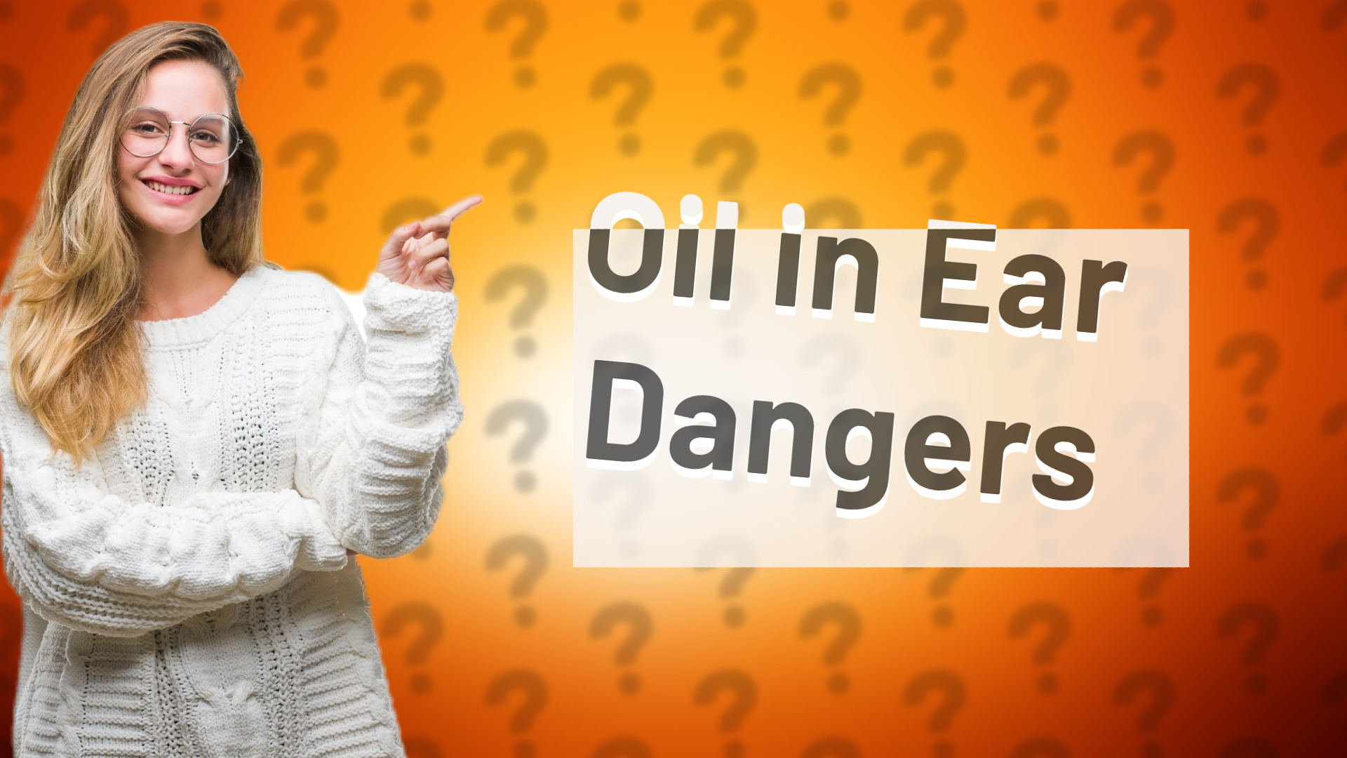 Oil in Ear Dangers