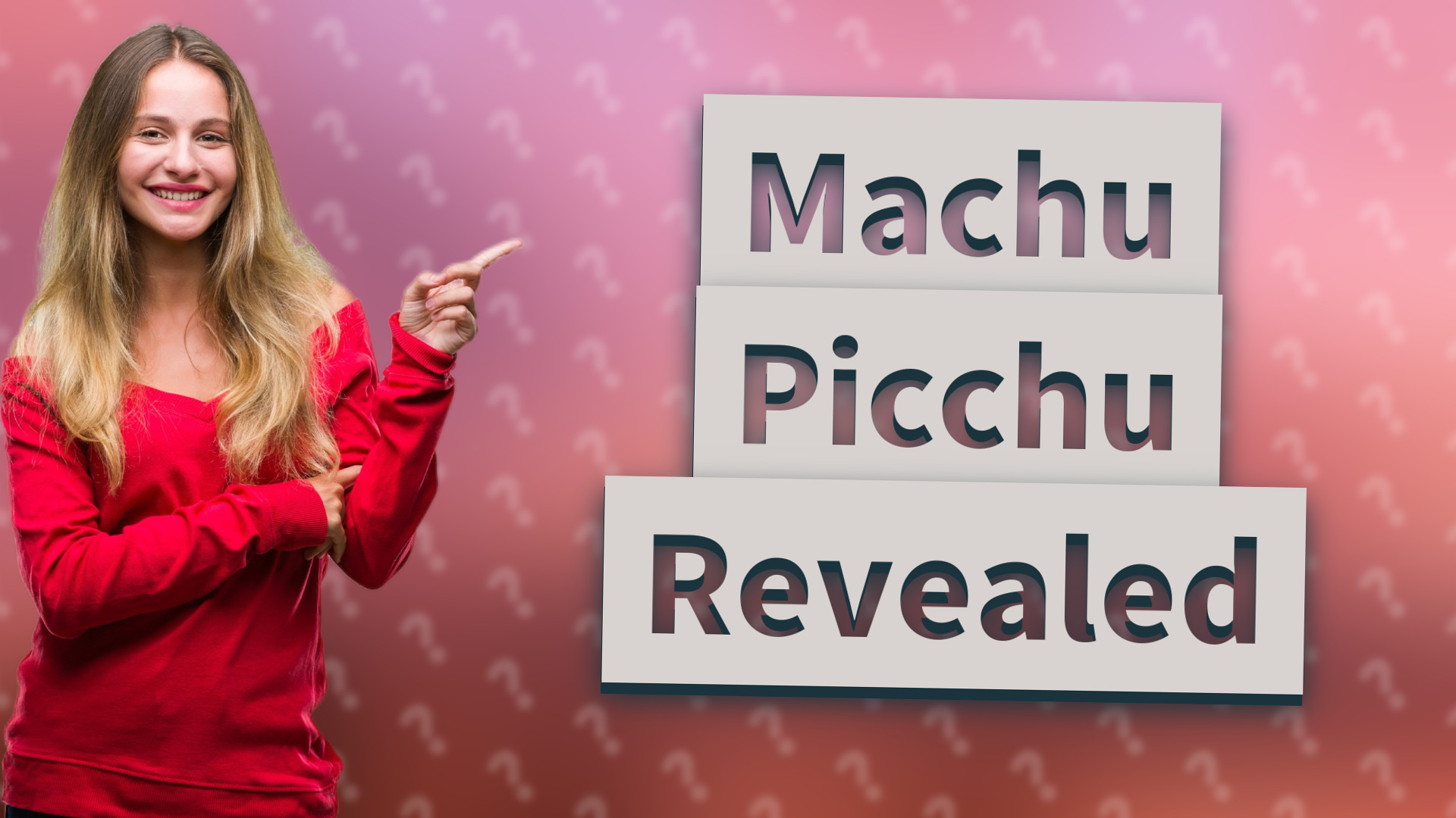 Machu Picchu Revealed