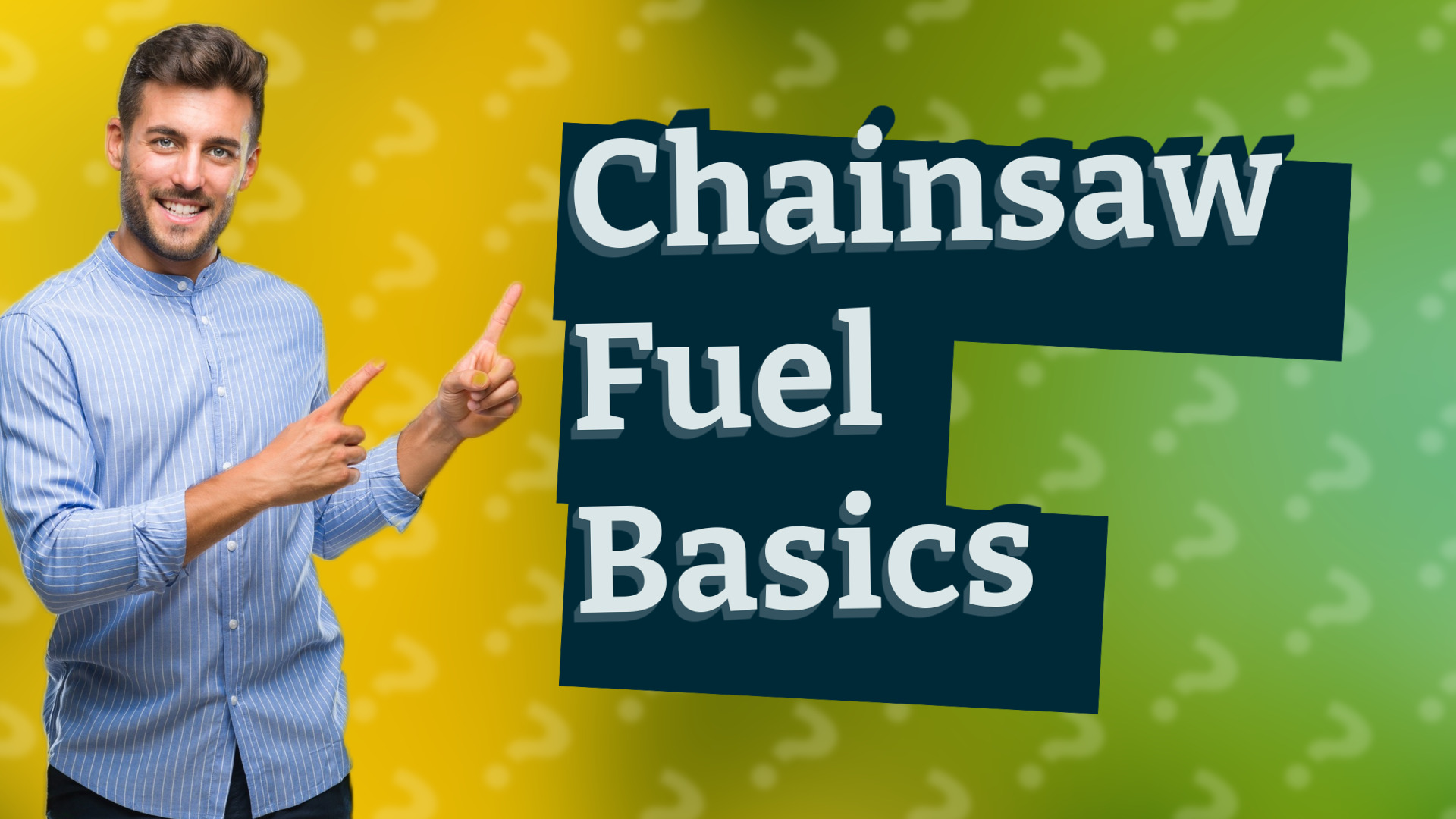 Chainsaw Fuel Basics