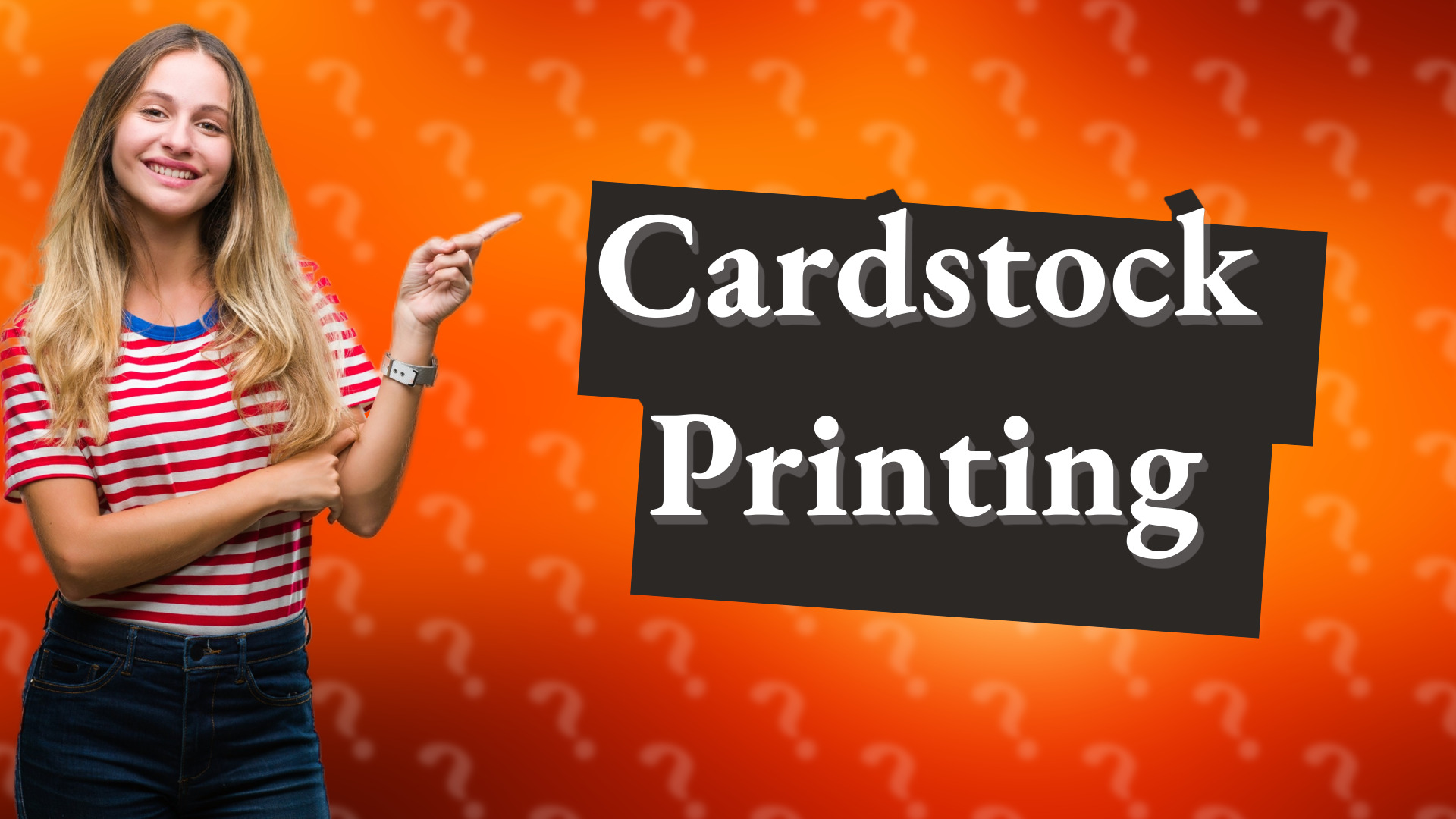 Cardstock Printing