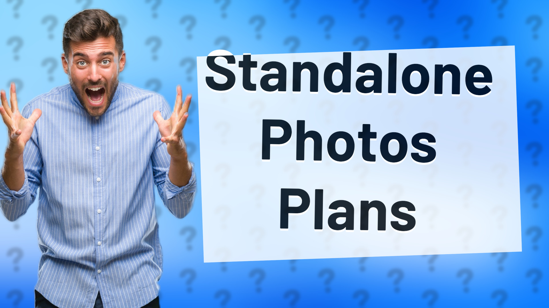 Standalone Photos Plans