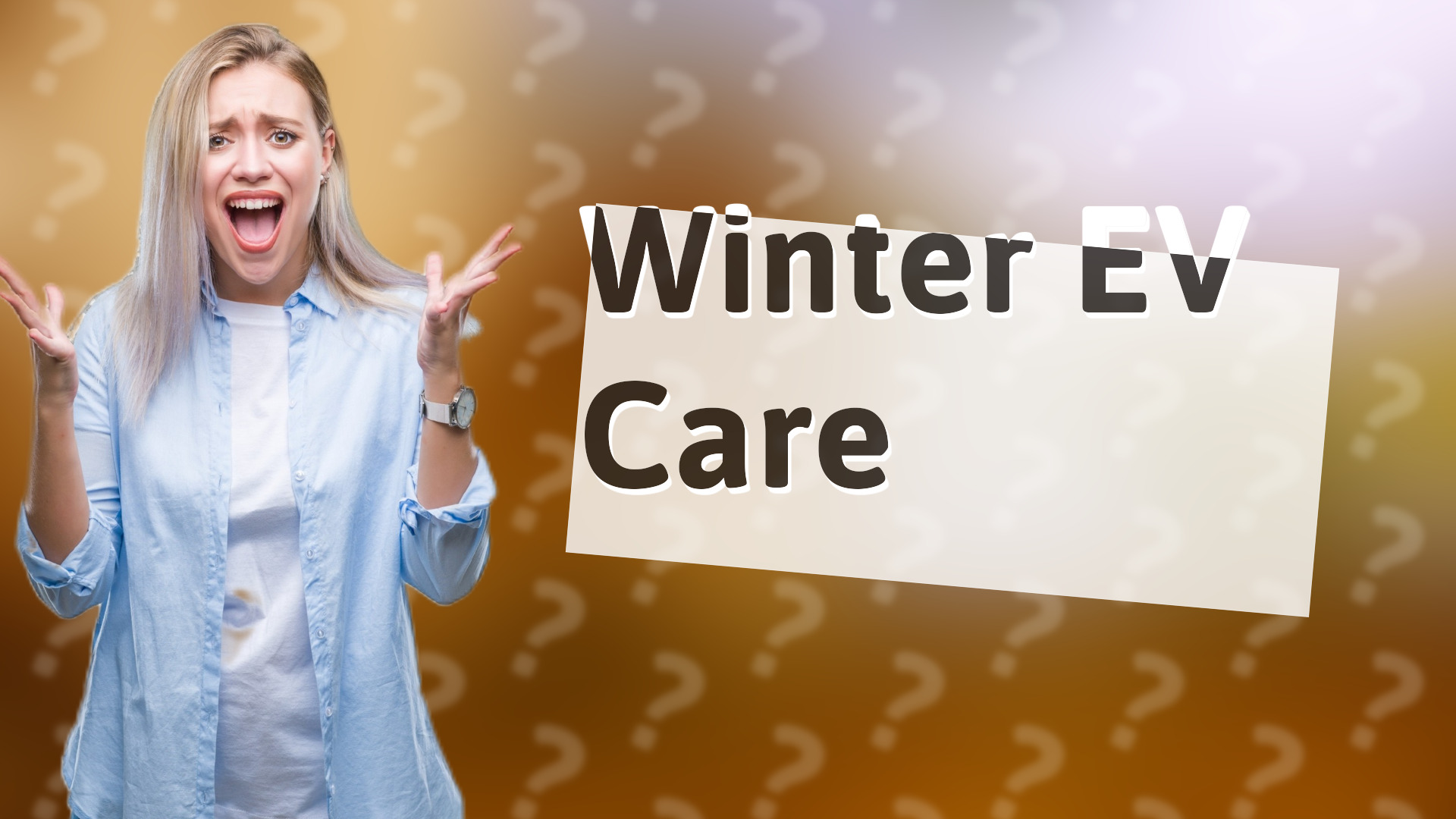 Winter EV Care