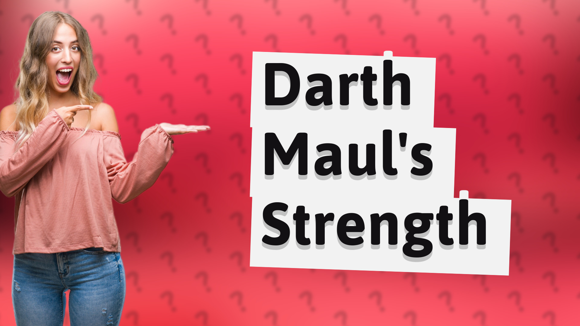 Darth Maul's Strength