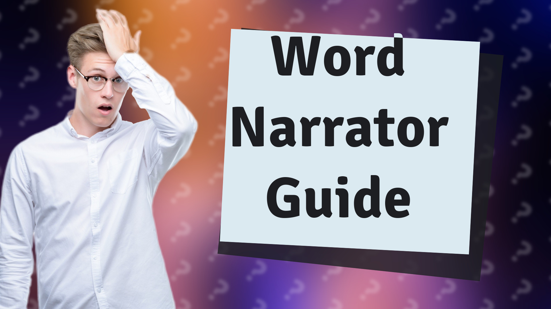 Word Narrator Guide