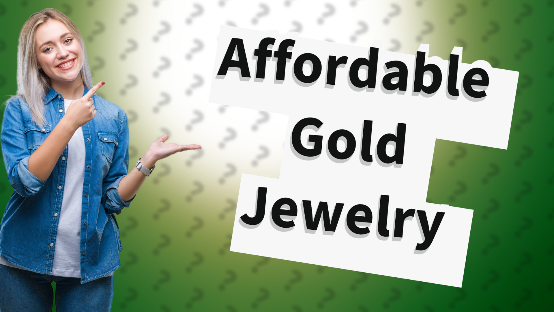 Affordable Gold Jewelry