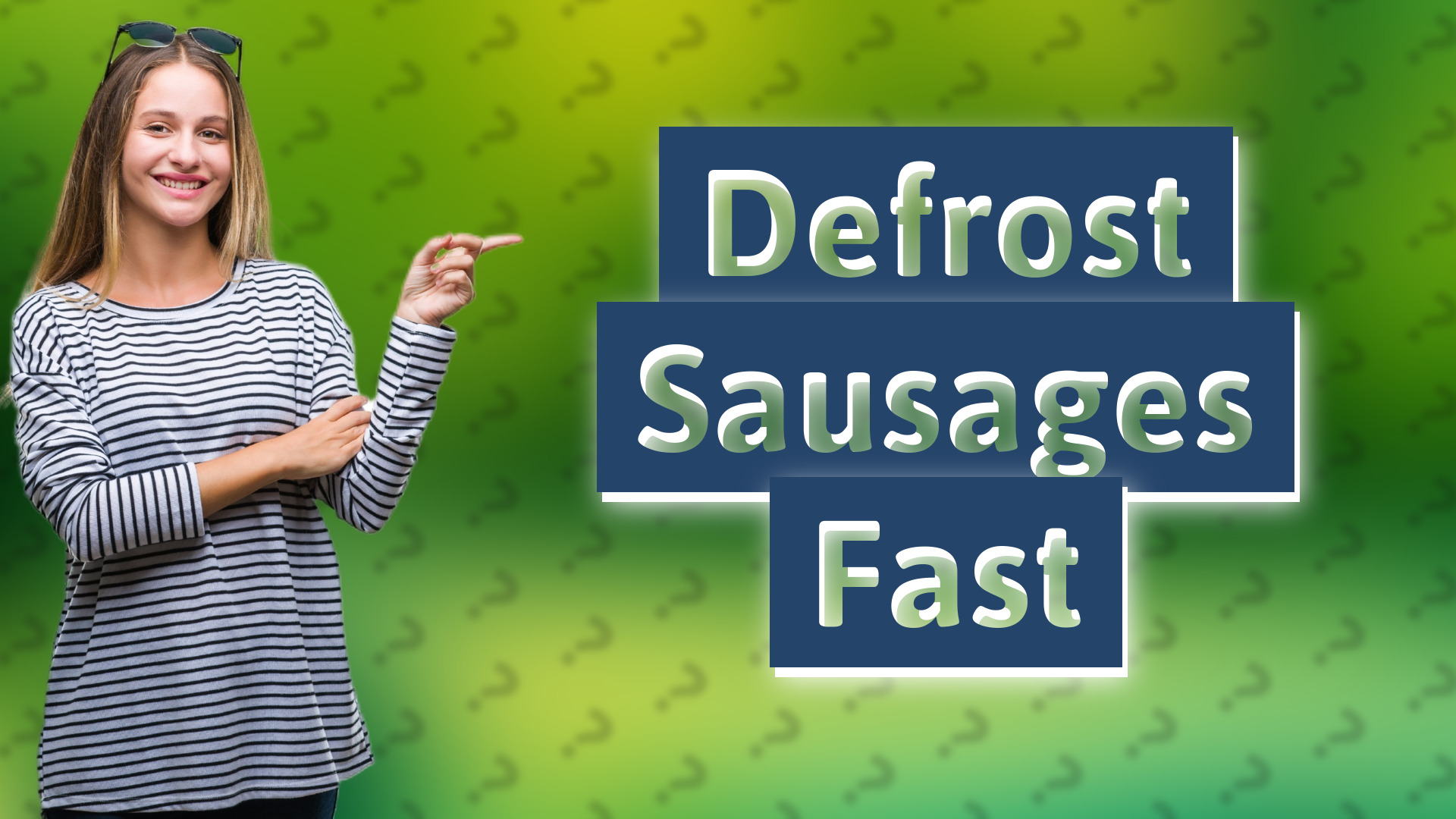 Defrost Sausages Fast