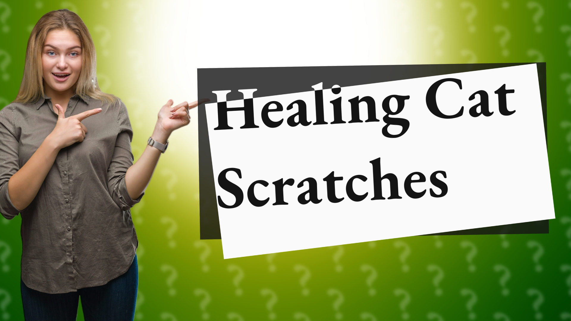 Healing Cat Scratches