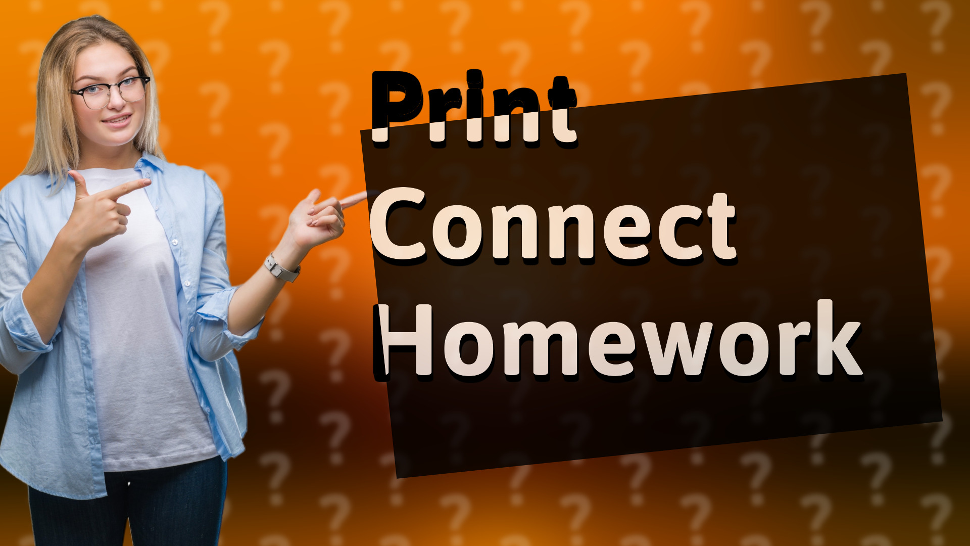 Print Connect Homework
