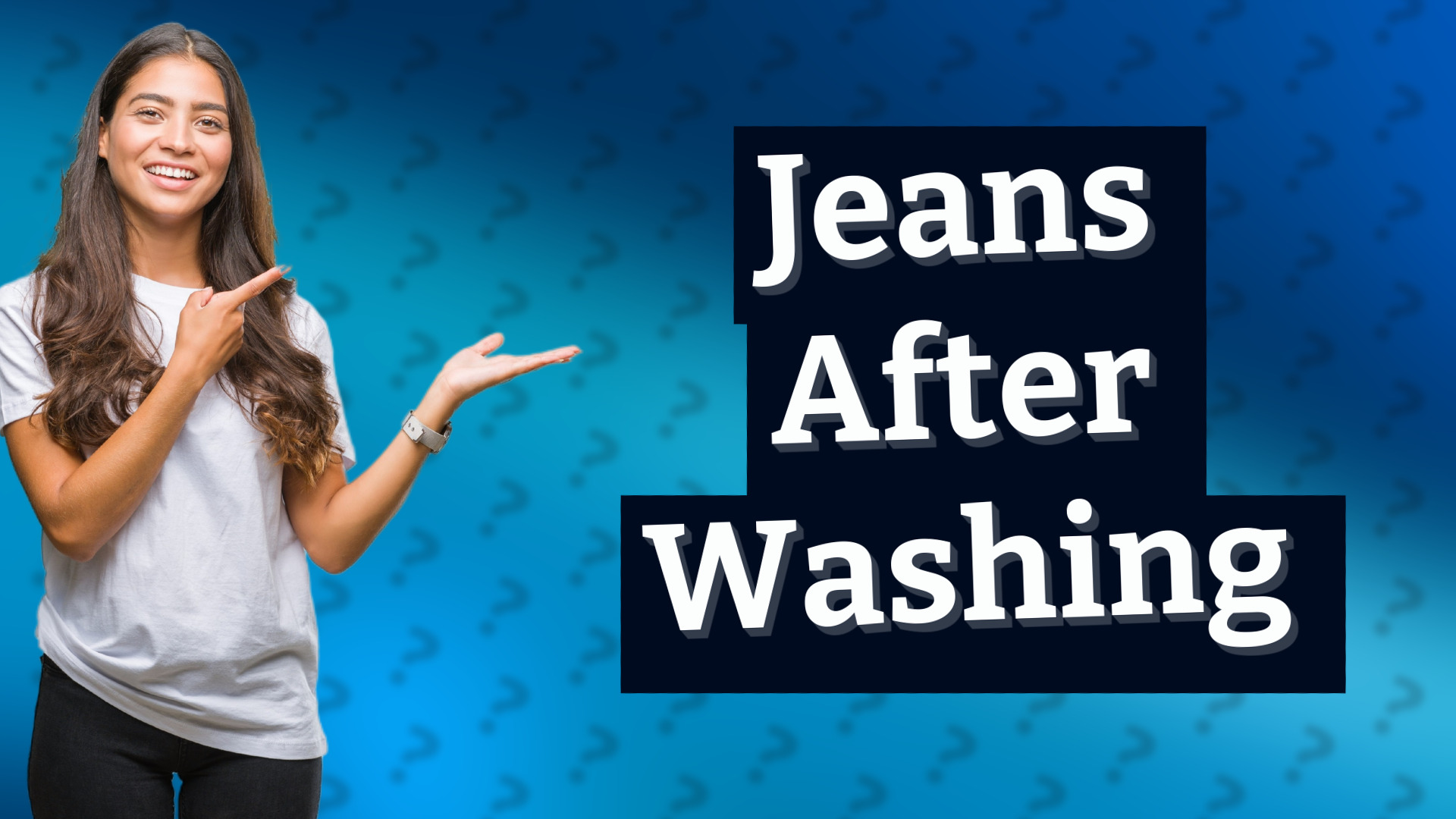 Jeans After Washing