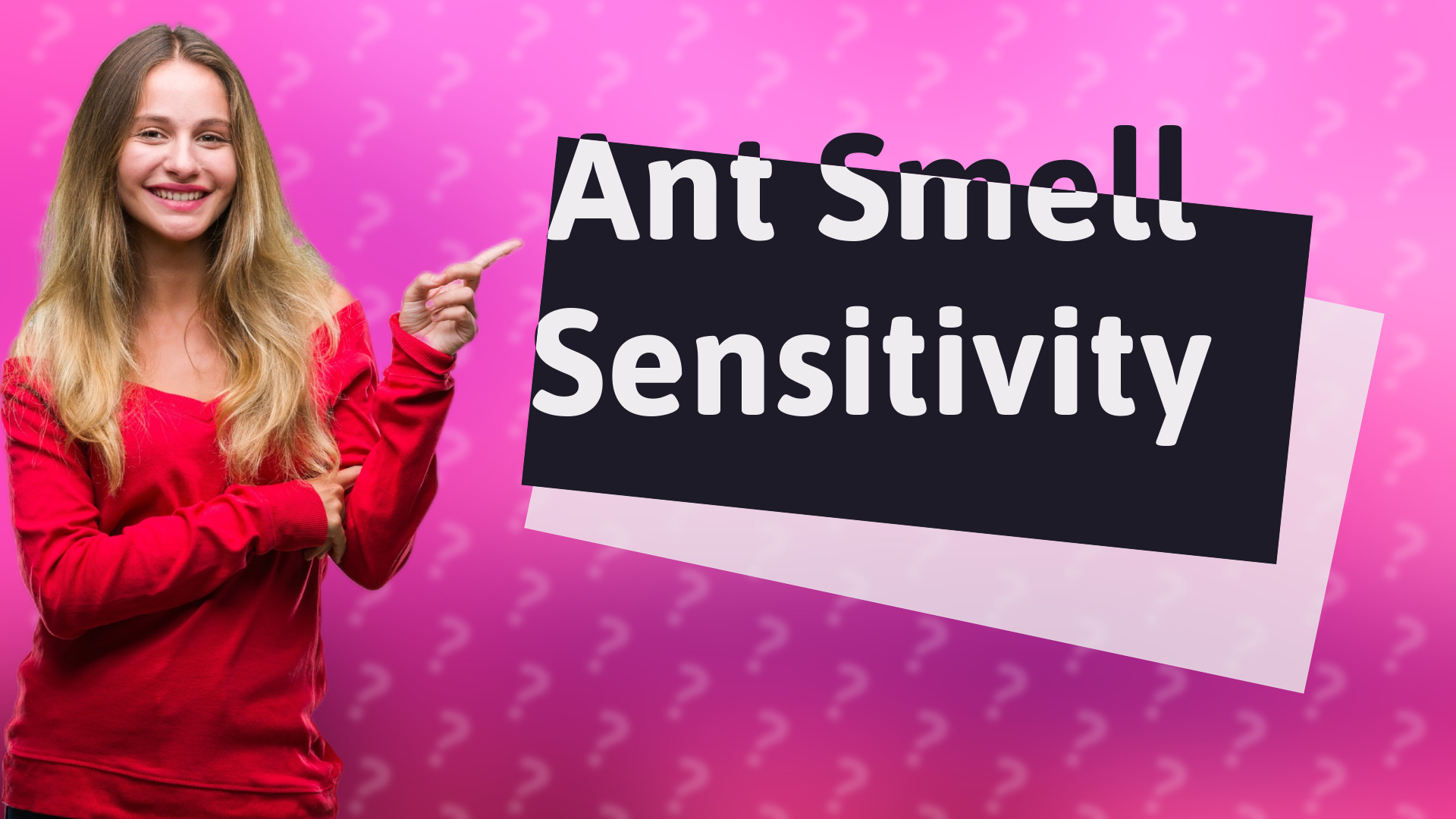 Ant Smell Sensitivity
