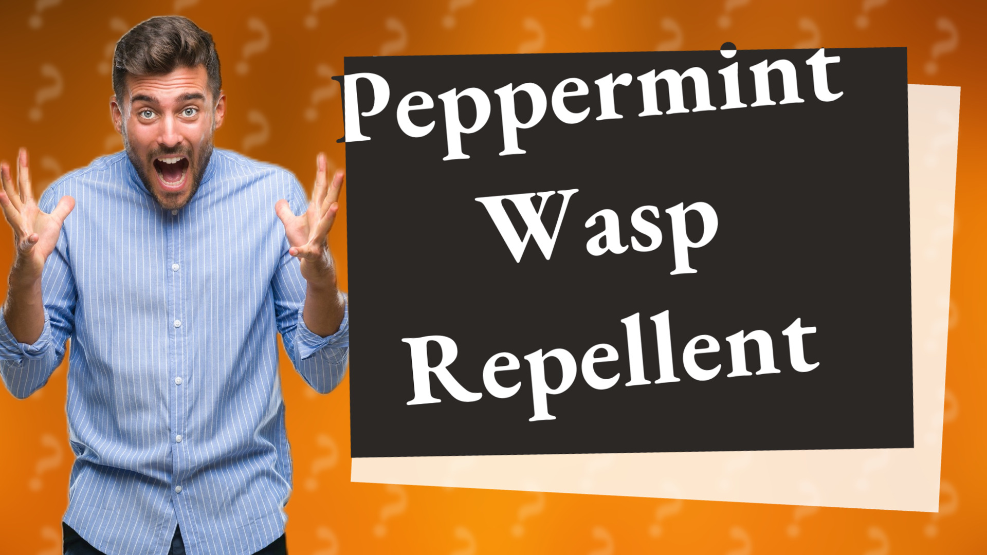 Peppermint Wasp Repellent