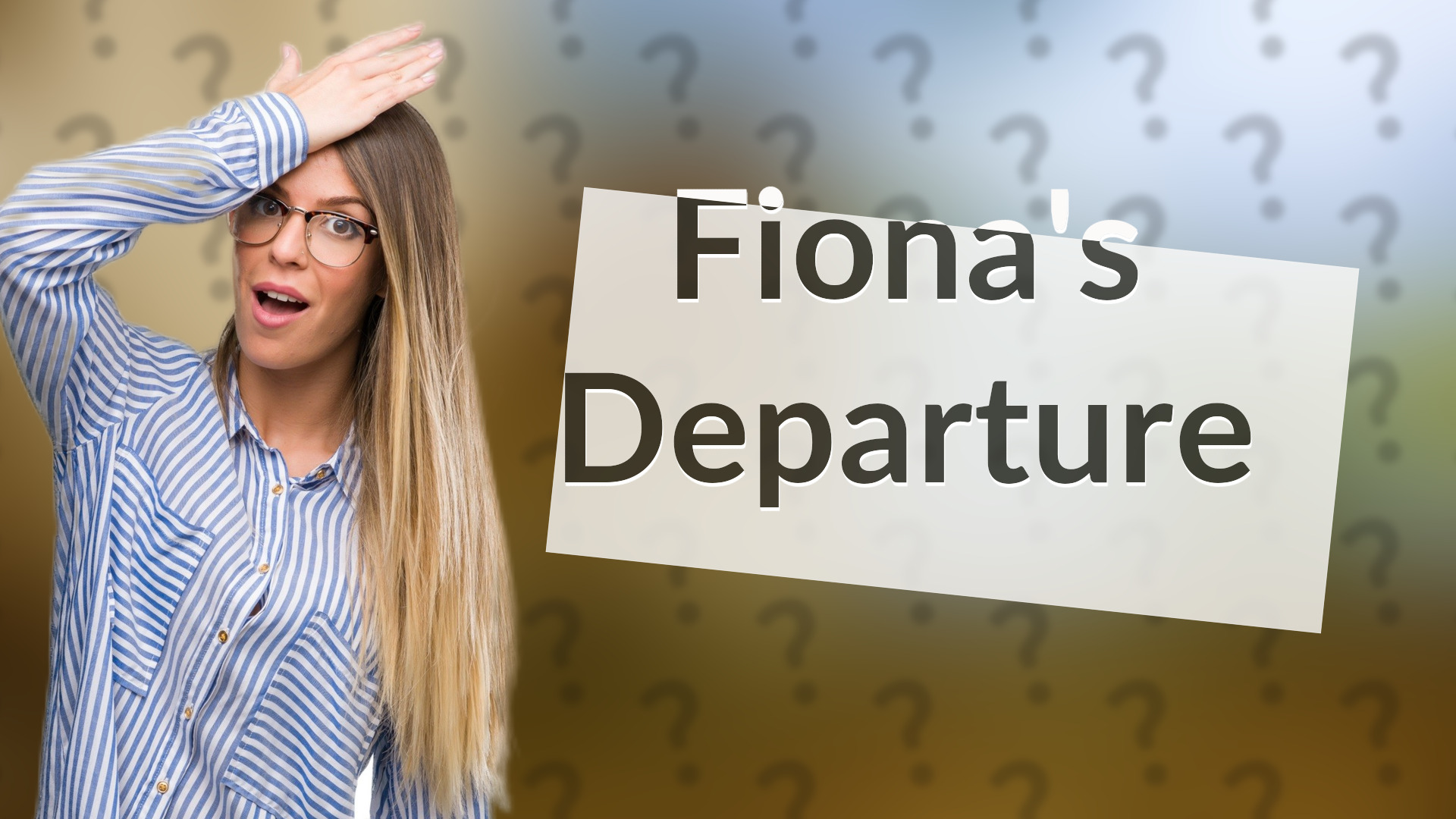 Fiona's Departure