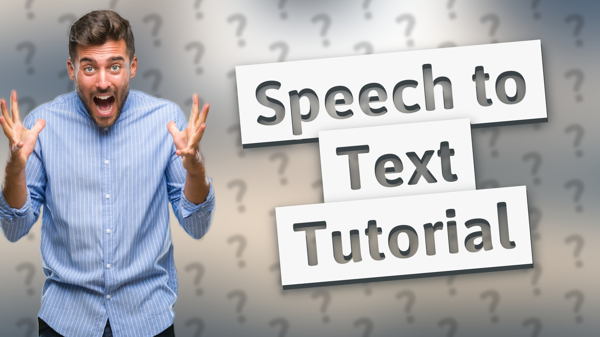 Speech to Text Tutorial