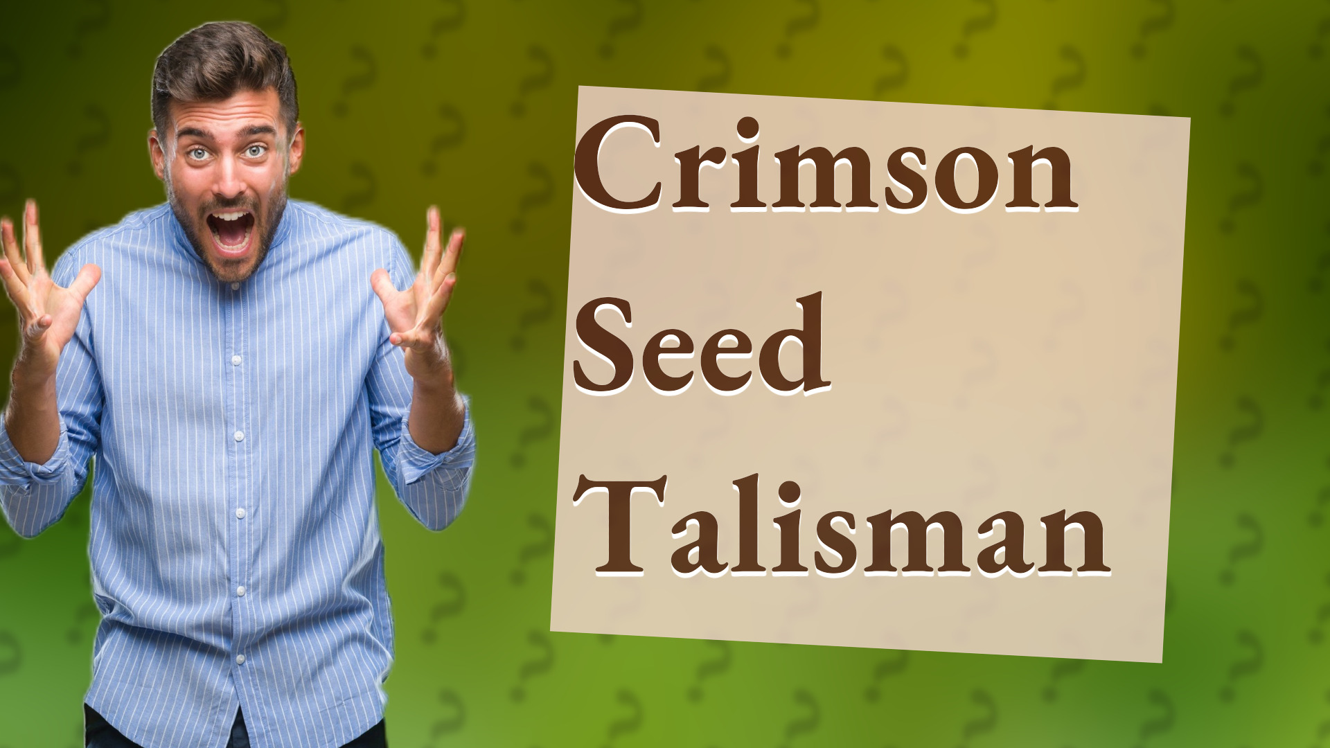 Crimson Seed Talisman