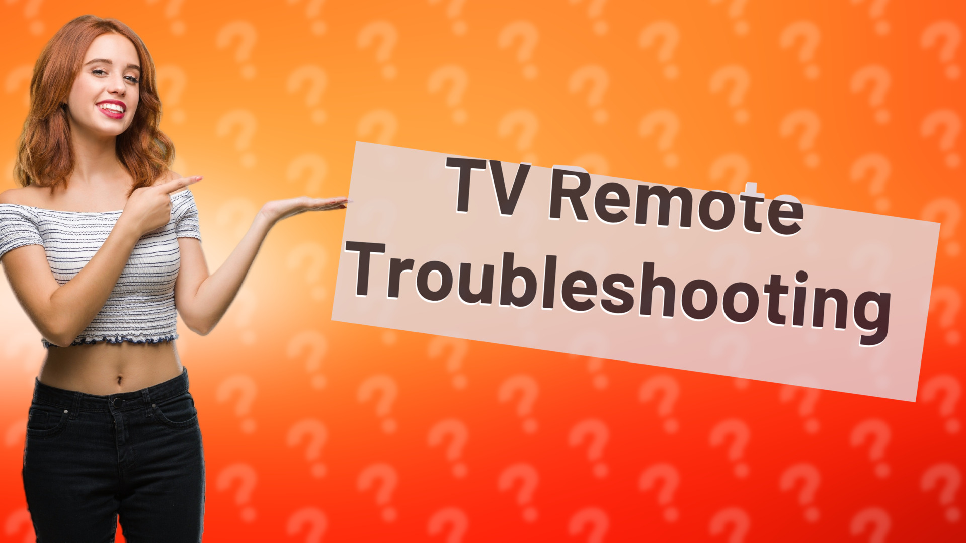 TV Remote Troubleshooting