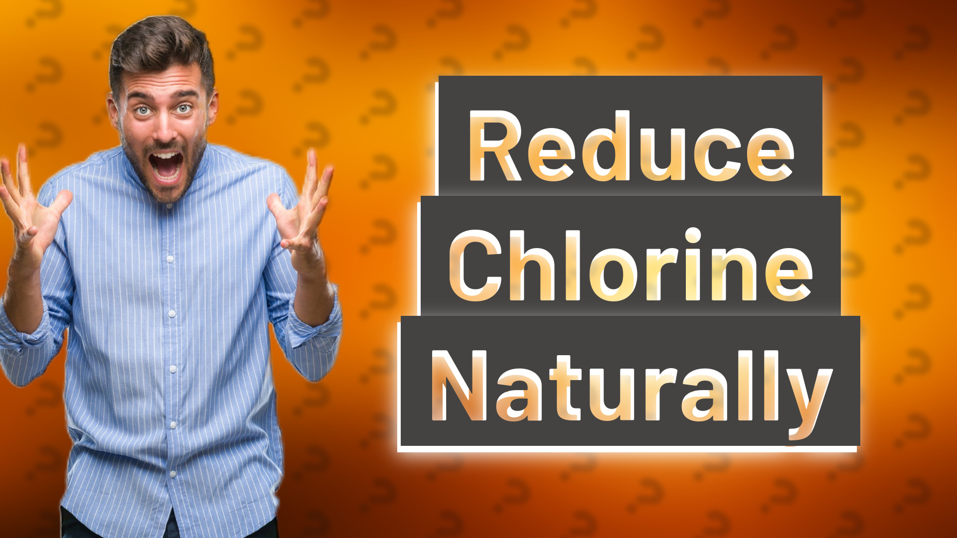 Reduce Chlorine Naturally