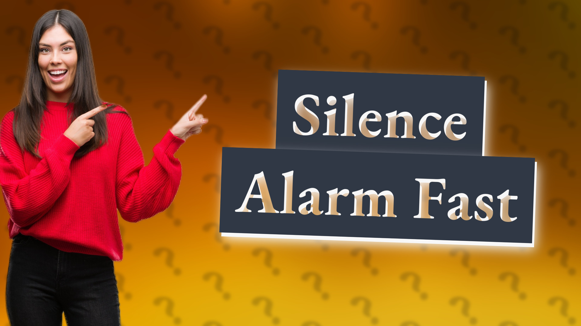Silence Alarm Fast