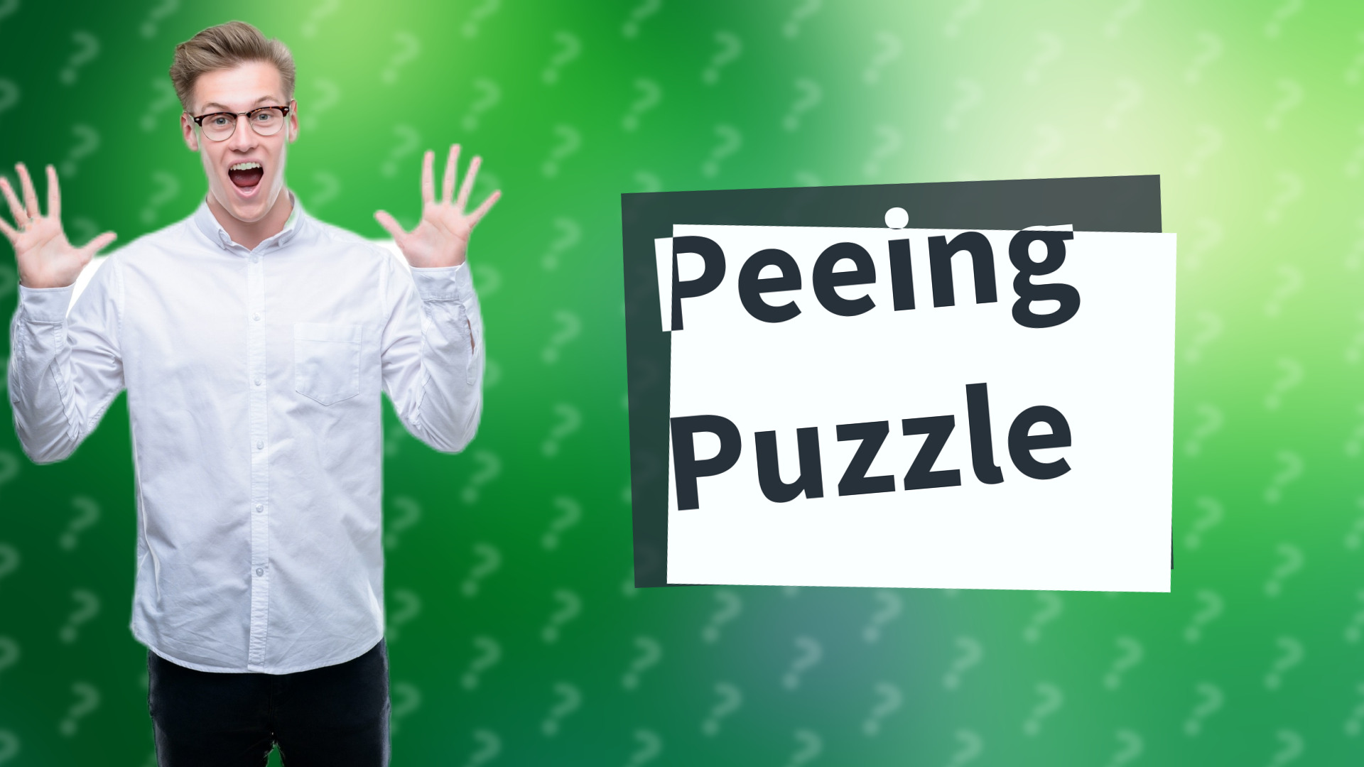 Peeing Puzzle