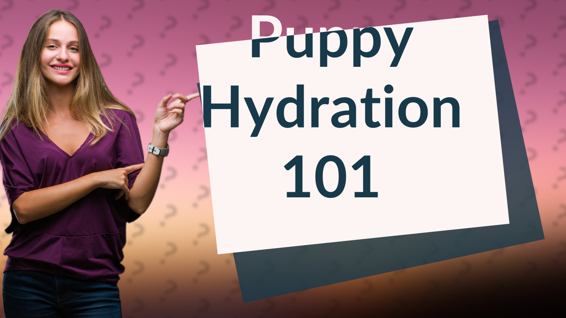 Puppy Hydration 101