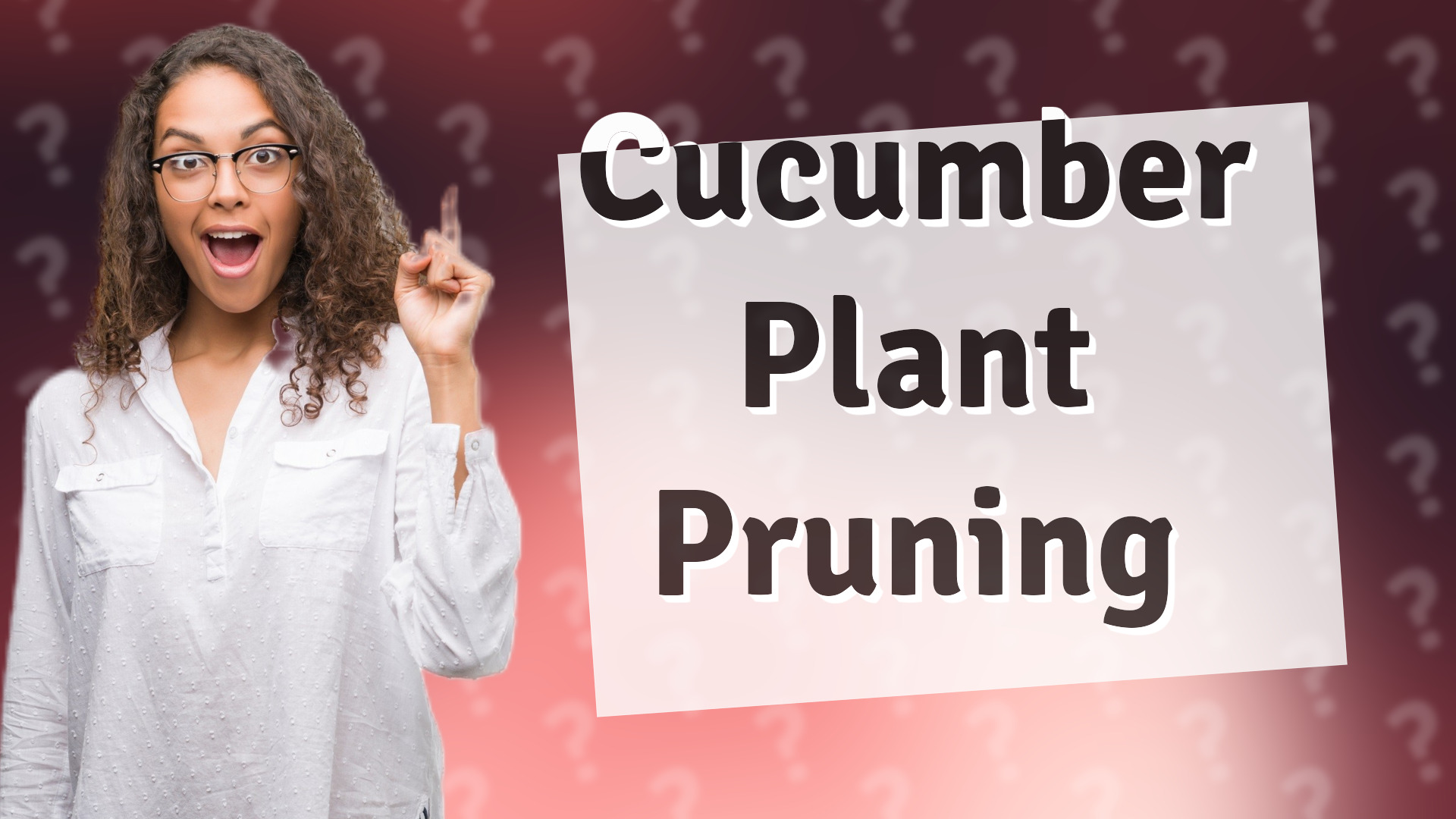 Cucumber Plant Pruning