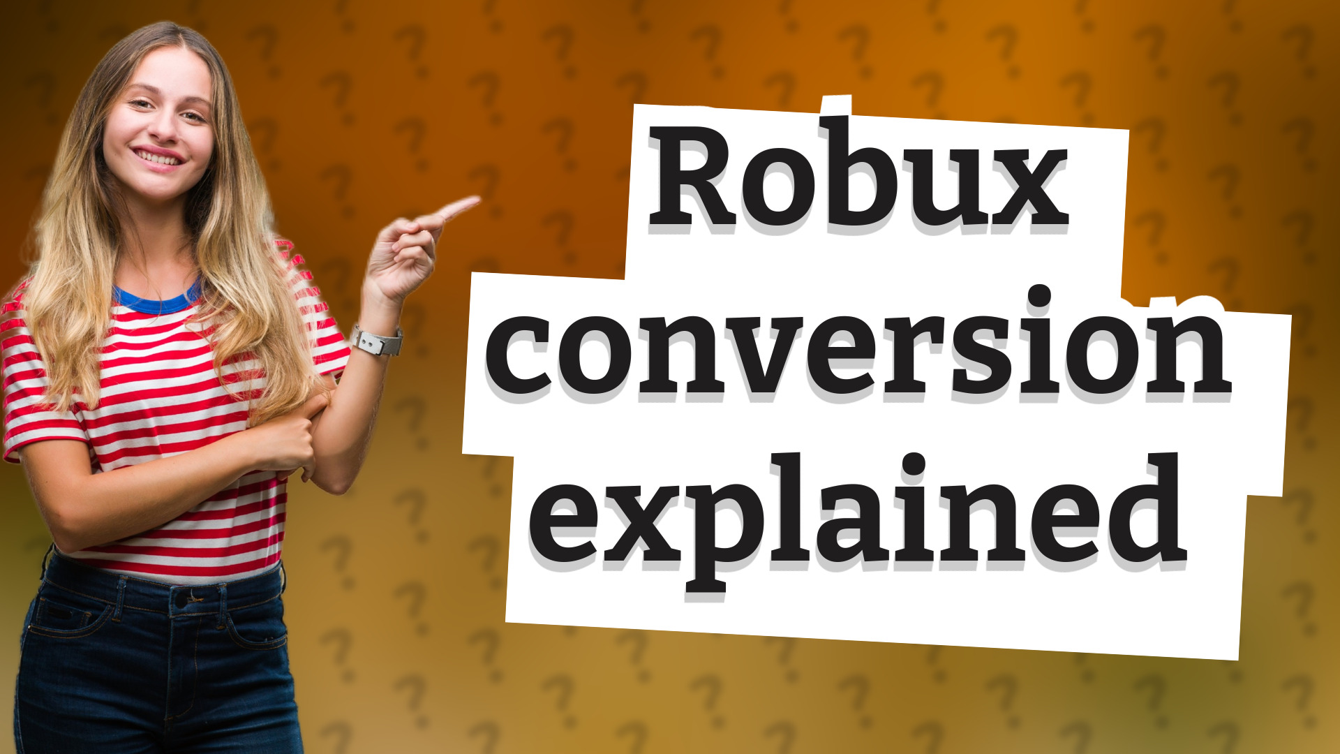 Robux conversion explained