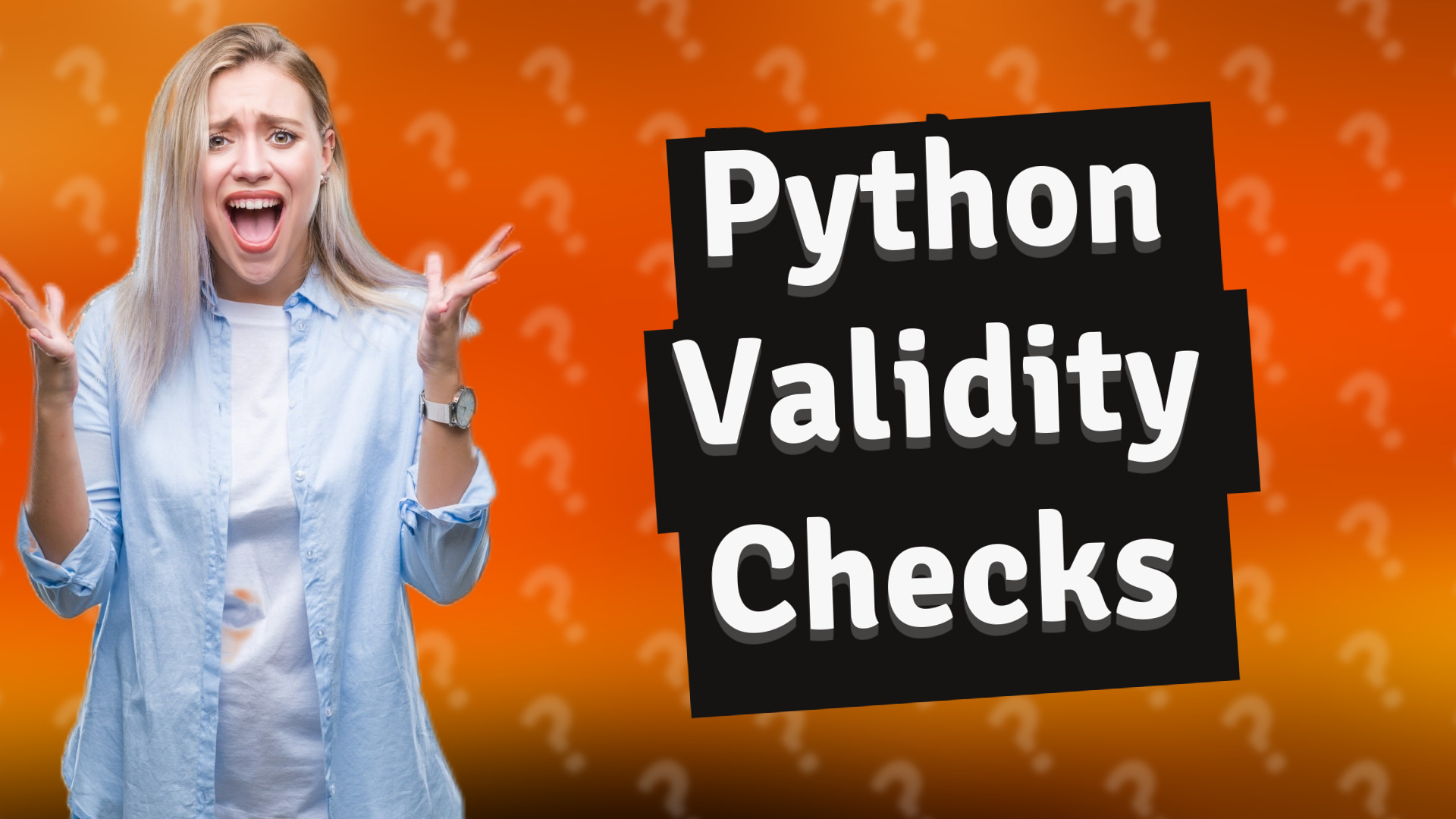 Python Validity Checks